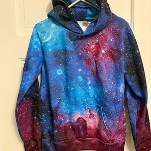 Galaxy Print Hoodie